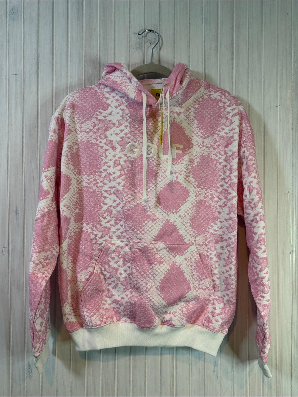 NWT GOLF WANG SNAKE PRINT EMBRIODERED HOODIE SMALL